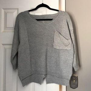 Cropped sweater